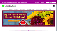 Desktop Screenshot of abellamiaflowers.com